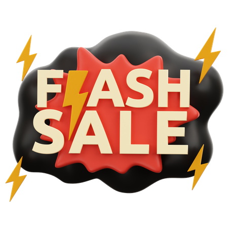 Flash Sale  3D Icon