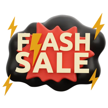 Flash Sale  3D Icon