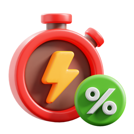 Flash Sale  3D Icon