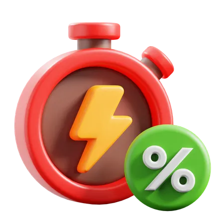 Flash Sale  3D Icon