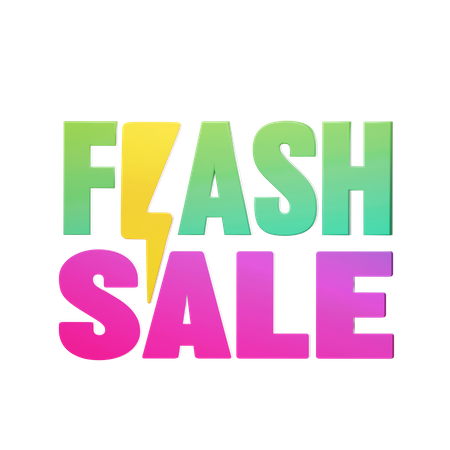 Flash Sale  3D Icon