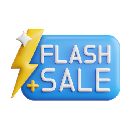 Flash Sale  3D Icon