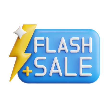 Flash Sale  3D Icon