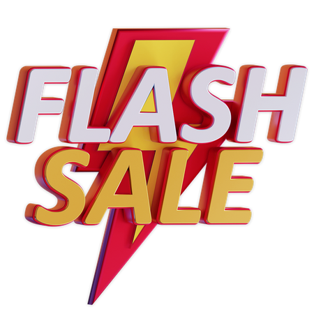 Flash Sale  3D Illustration