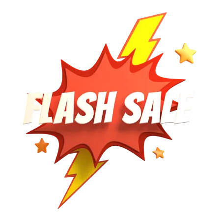 Flash Sale  3D Illustration