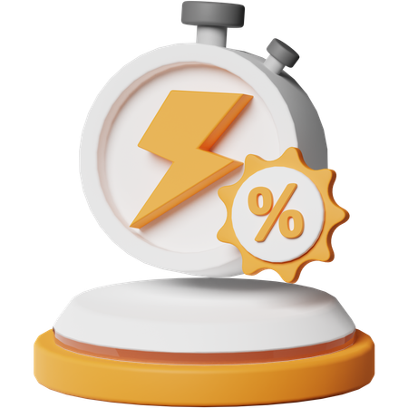 Flash Sale  3D Icon