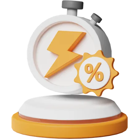 Flash Sale  3D Icon