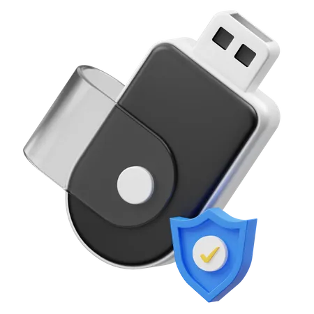 Flashdisk-Schutz  3D Icon