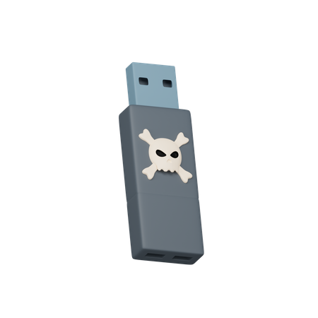 Flashdisk Virus  3D Icon