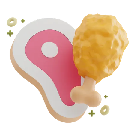 Fleisch  3D Icon