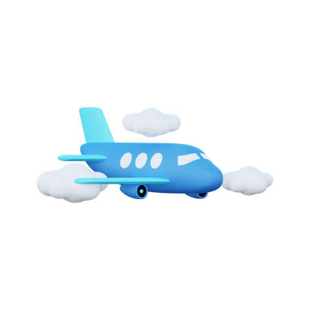 Flight  3D Illustration