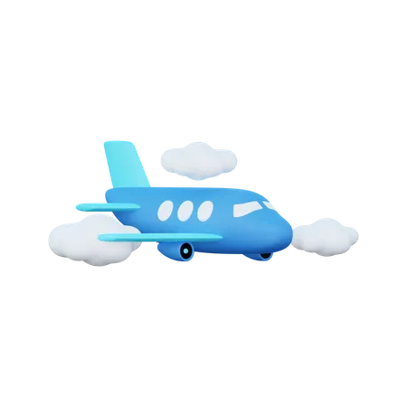 Flight  3D Illustration