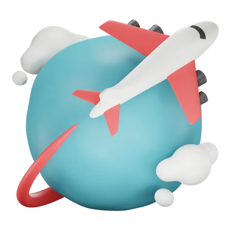 Flight  3D Icon