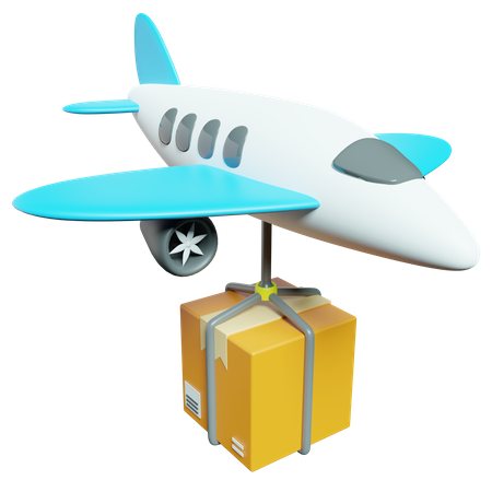 Flight Delivery  3D Icon