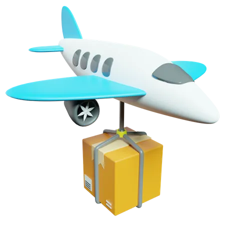 Flight Delivery  3D Icon