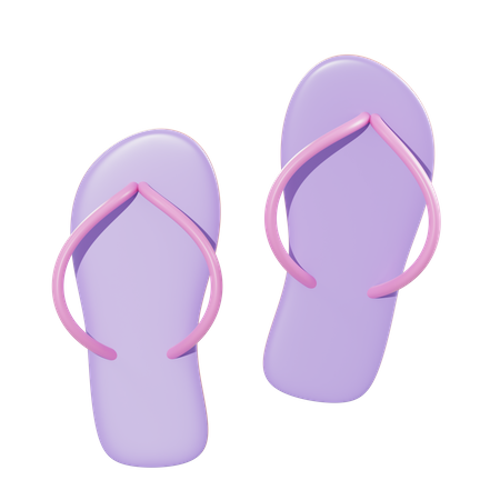 Flip Flop  3D Illustration