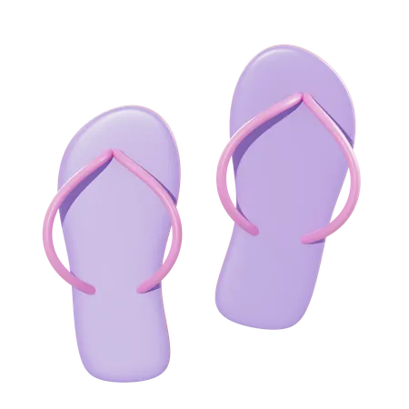 Flip Flop  3D Illustration