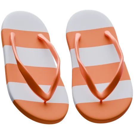 Flip Flops  3D Icon