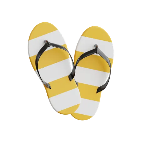 Flip Flops  3D Icon