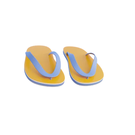 Flip Flops  3D Icon