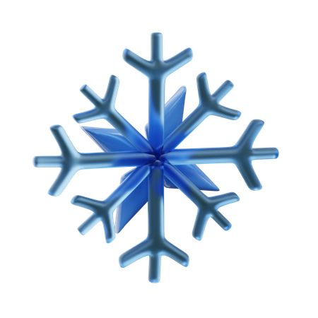 Floco de neve  3D Icon