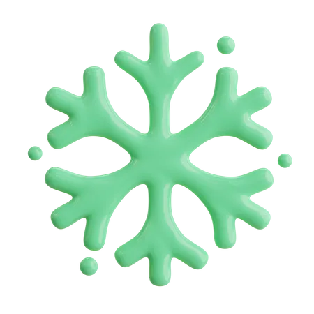 Flocon de neige  3D Icon