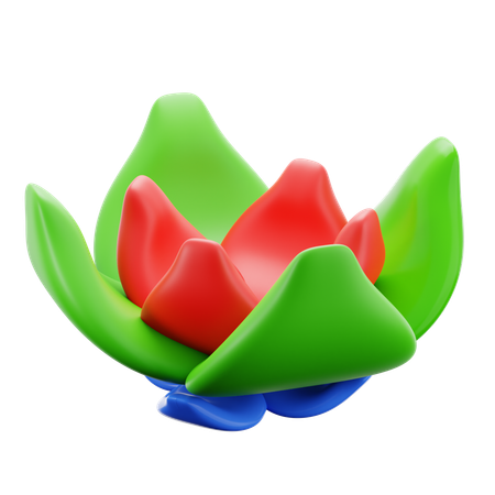 Flor de Lotus  3D Icon