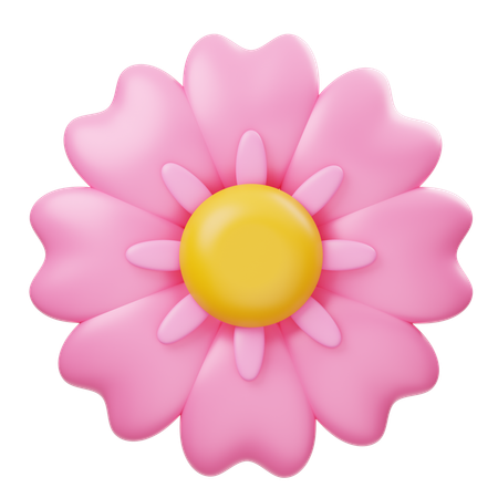 Flor silvestre  3D Icon