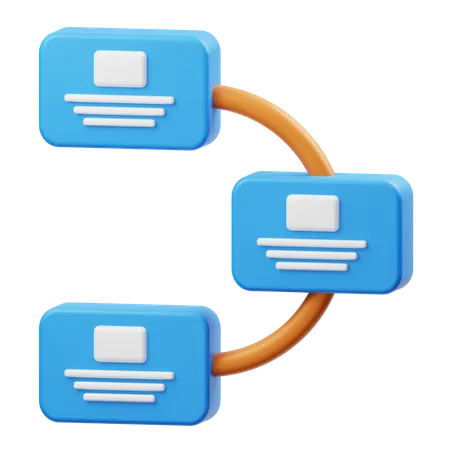 Flowchart  3D Illustration