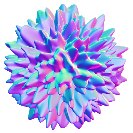 Flower Abstract Shape  3D Icon