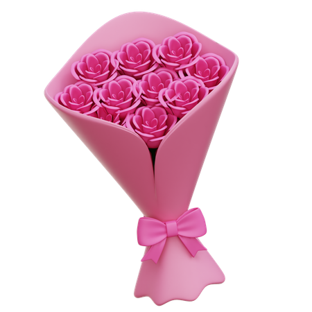 Flower Bouquet  3D Icon