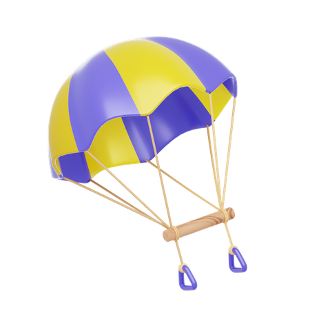 Flying Balloon Sport  3D Icon