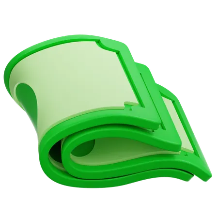 Fold Money  3D Icon