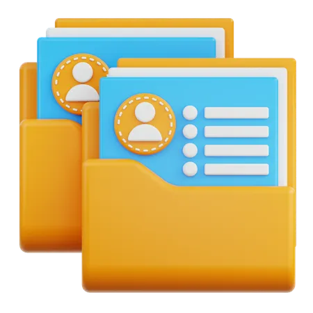 Folder Files  3D Icon