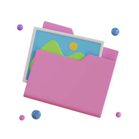 Folder Graphics  3D Icon