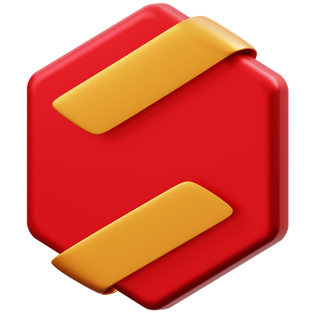 Fondo hexagonal  3D Icon