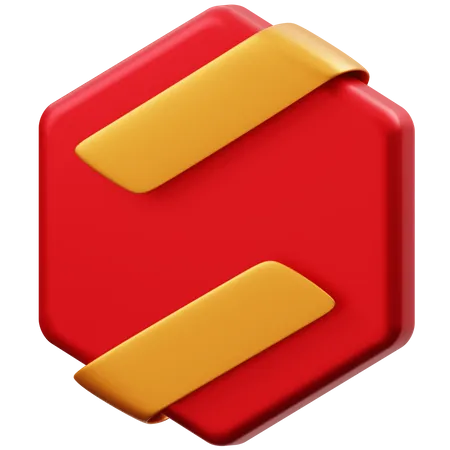 Fondo hexagonal  3D Icon