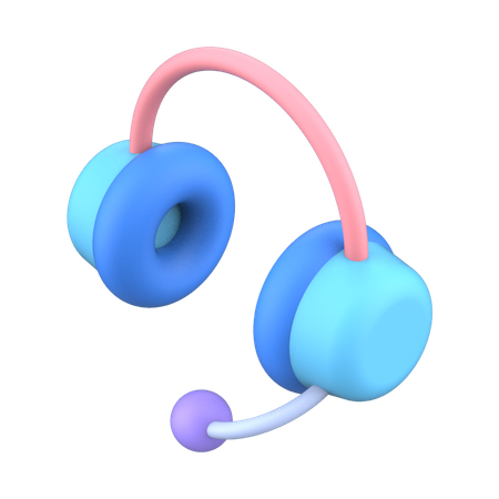 Fone de ouvido  3D Illustration