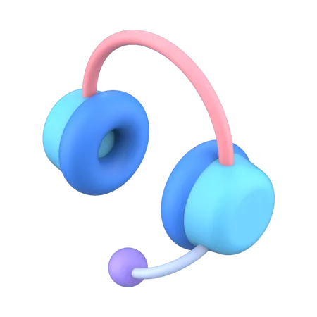 Fone de ouvido  3D Illustration