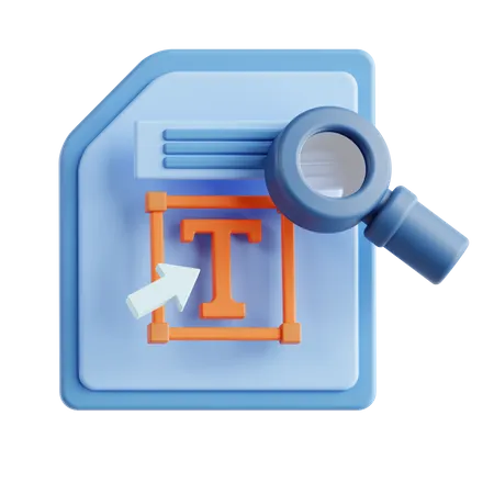 Font  3D Icon