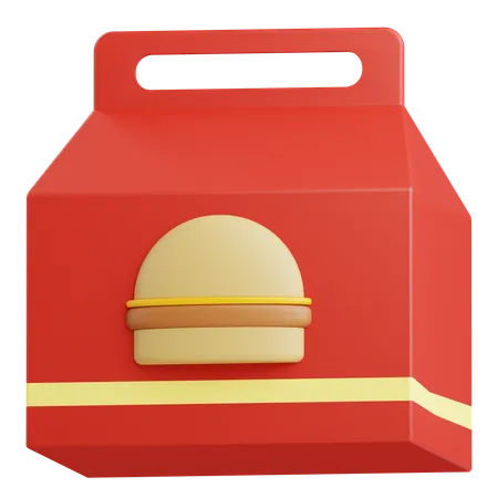 Food Box  3D Icon