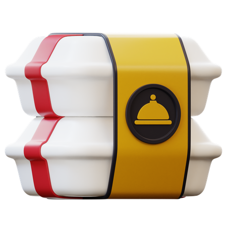 Food Package  3D Icon