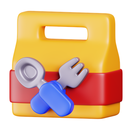 Food Package  3D Icon