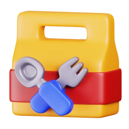 Food Package  3D Icon