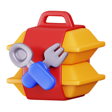 Food Package  3D Icon