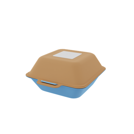 Food Package  3D Icon