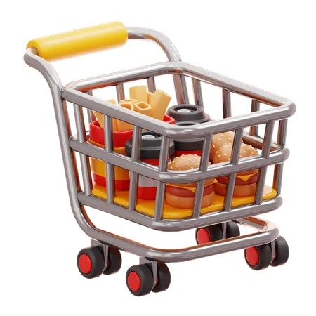 Food Shopping  3D Icon