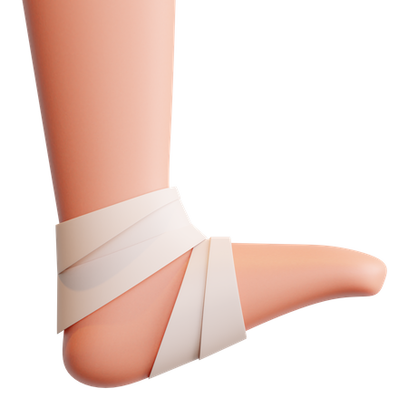 Foot Injury  3D Illustration