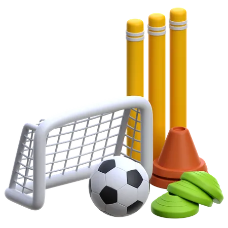 Football Equipment  3D Icon