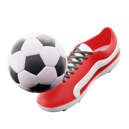 Football Kick  3D Icon